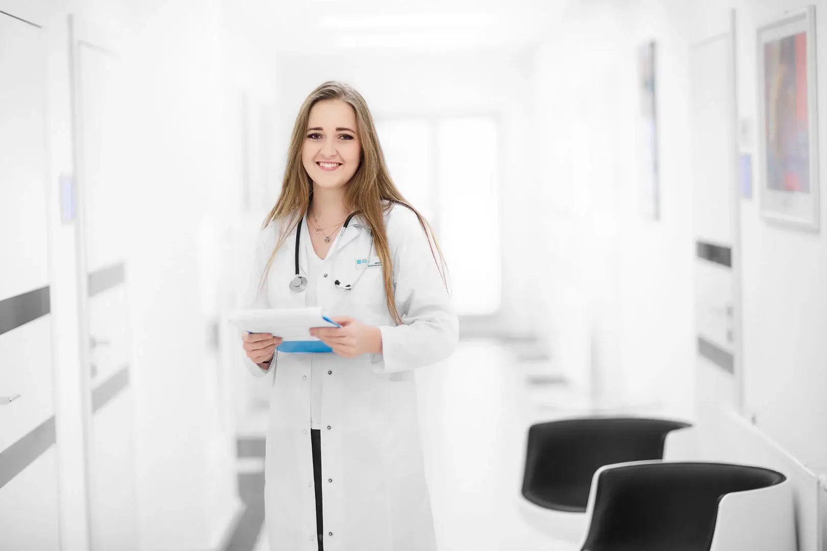Patient consultation in the outpatient department at Szpital na Klinach Hospital – Pax Medicus Tourism Agency